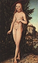 CRANACH LUCAS - Venere in piedi con veduta-1529